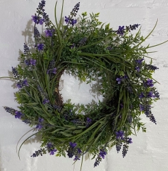 Lavender Wreath
